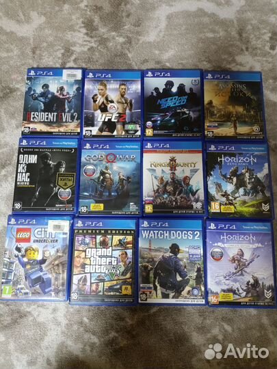 Игры на Sony playstation 4 диски PS4