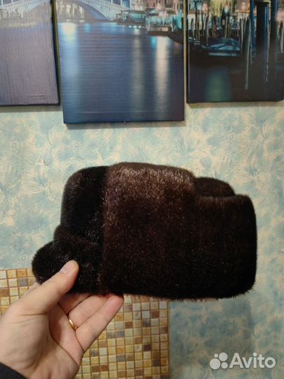 Меховая мужская кепка