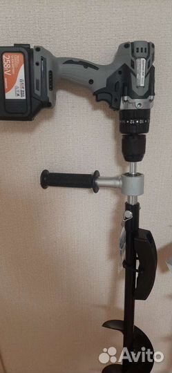 Шуруповерт ледобур для рыбалки 3 в 1