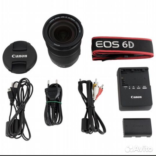 Фотоаппарат зеркальный Canon EOS 6D WG Kit 24-105