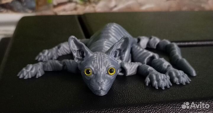 Малыш котик Сфинкс 3 д 3D печать