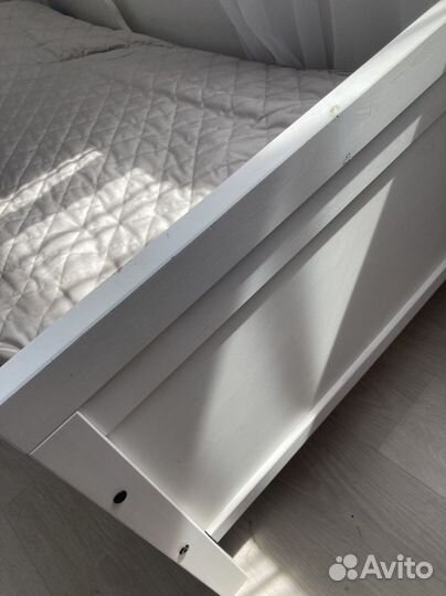 Детская кровать IKEA раздвижная 2шт+ 2матраса