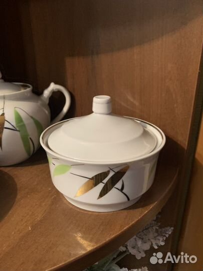 Сахарница и чайная пара Дулево