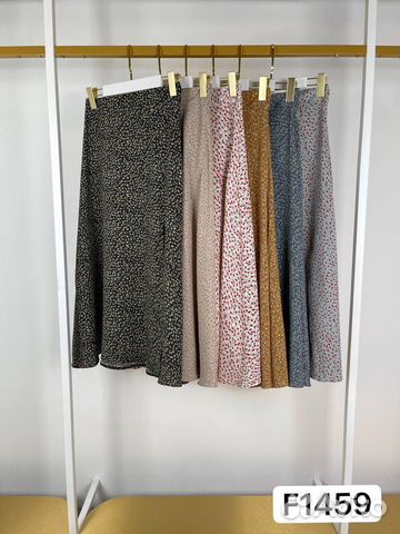 Юбка летняя легкая новая с разрезом 42-46