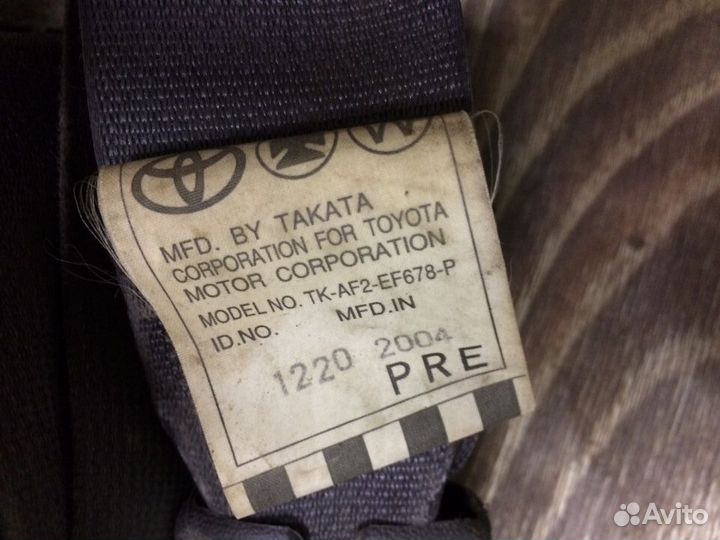 Комплект подушек безопасности Toyota Corolla E12