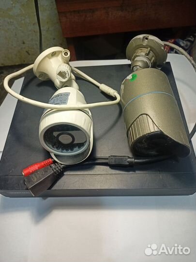 Регистратор цифровой С 2 Камерами видеонаблюдения