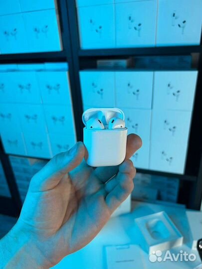 AirPods 2 Premium новые + чехол в подарок