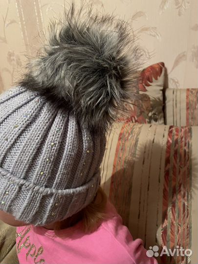 Шапка на девочку 9-10 лет