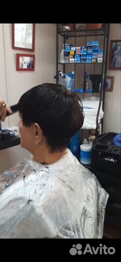 Модель на стрижку и окрашивание