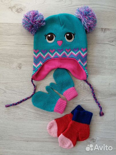 Шапка варежки носки