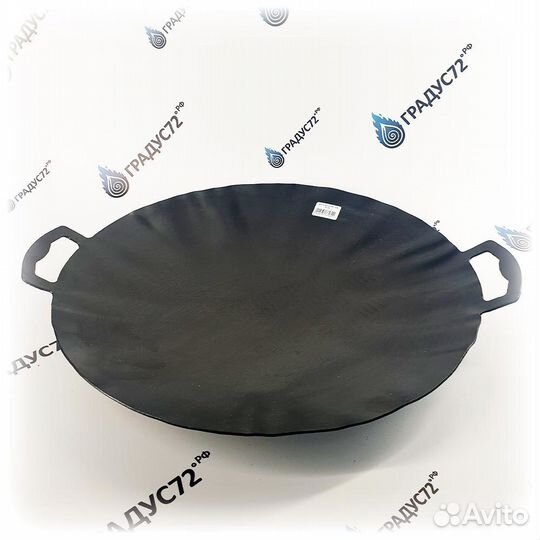 Садж сковорода, вороненая сталь, 50 см