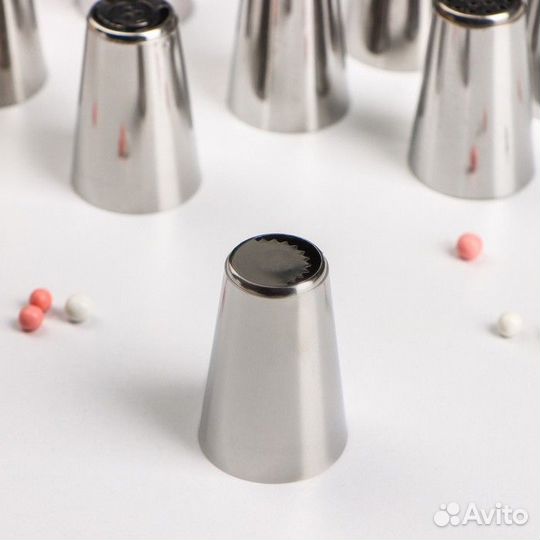 Набор насадок кондитерских Доляна, 12 шт, d2,8 см