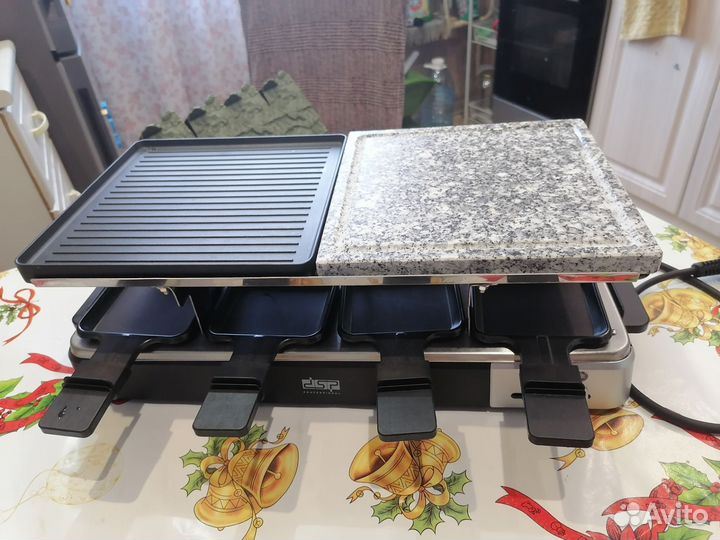 Решетка для гриля, мраморная плита, мини-кастрюли