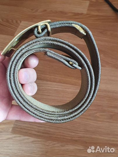 Ремень армейский кожаный