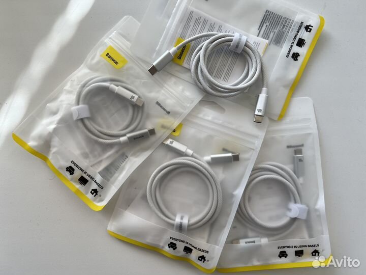 Кабель Baseus, USB Type-C, 100 Вт