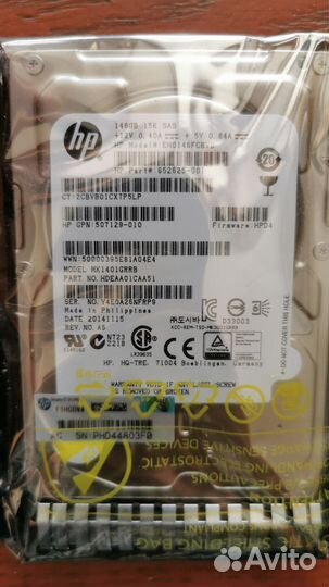 652605-b21 Жесткий диск hpe 146gb 15000 sas 2.5