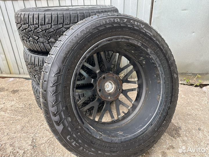 Кованные диски R17 и зимние шины VW T6