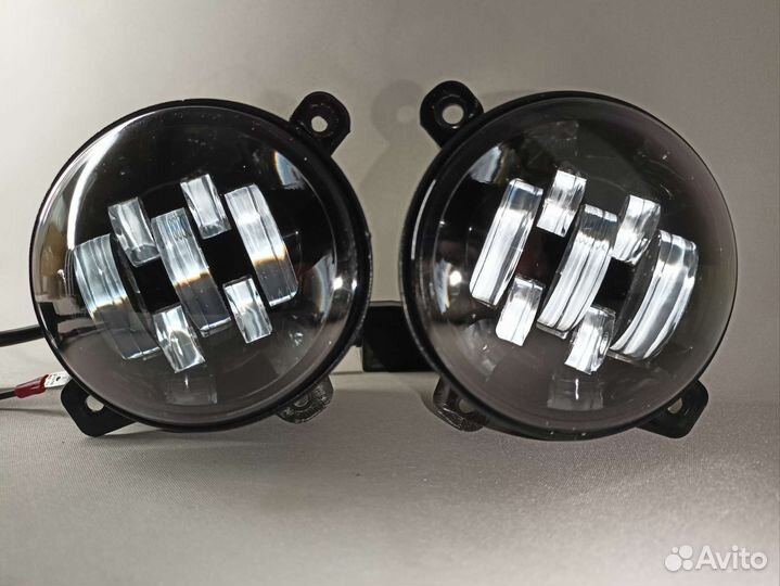 LED птф калина гранта ларгус семь линз два режима