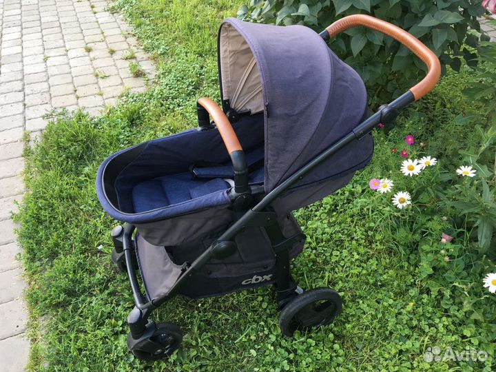 Коляска CBX Flex Lux Jeansy Blue (2 в 1)