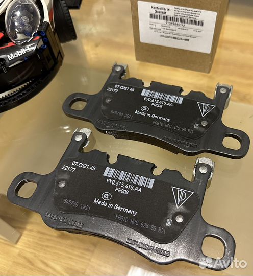 Pccb, Колодки тормозные задние, Porsche Cayenne E3