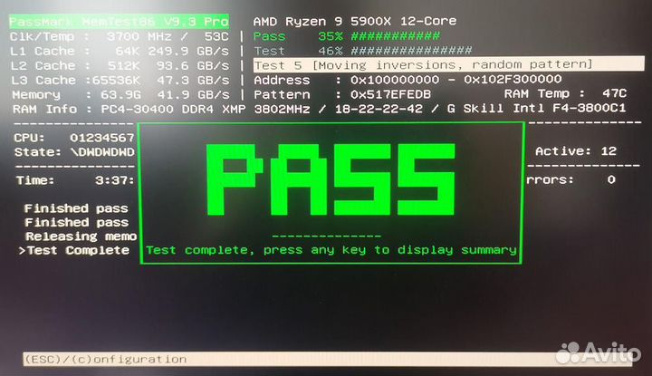 32Gb (32x1) DDR4 3800 CL18 G.skill Trident Z Neo