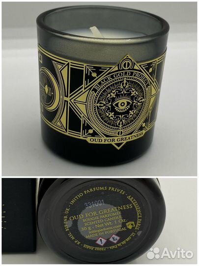 Свеча Initio Oud For Greatness 30gr-180gr оригинал