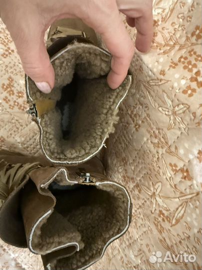 Ботинки женские натуральный нубук