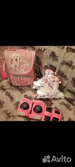 Детские ролики и защита