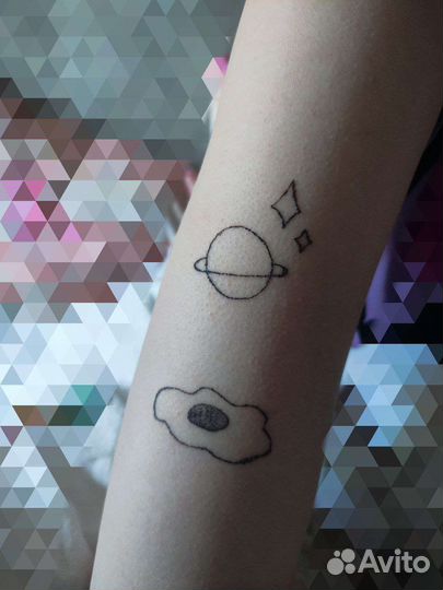 Модель на мини тату расходники