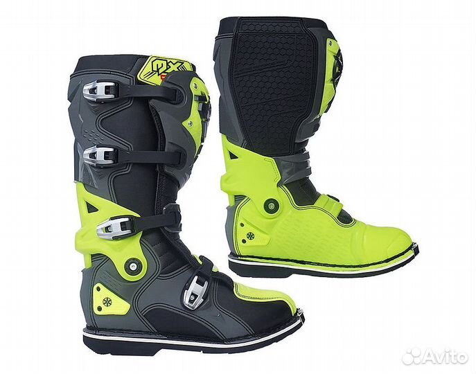 Мотоботы RYO Racing MX7 Enduro Желтый/Черный