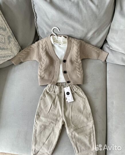 Детский костюм тройка осенний 80-84