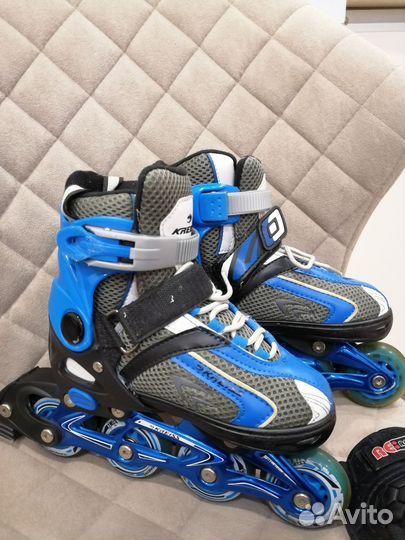 Роликовые коньки детские раздвижные