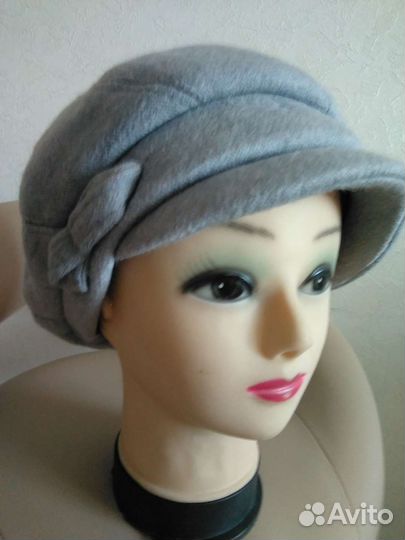 Кепка женская из ткани, на подкладке. Россия