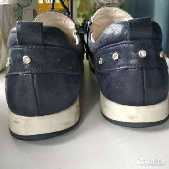 Ботинки для девочки 33р кожа