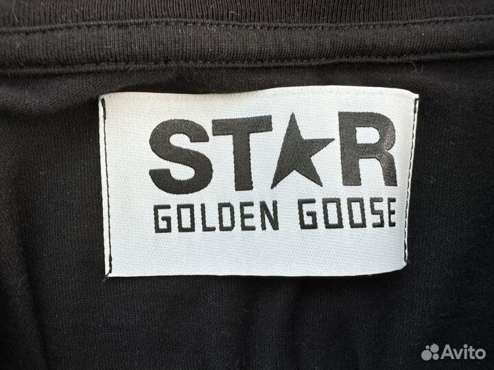 Футболка женская Golden Goose S черная оригинал