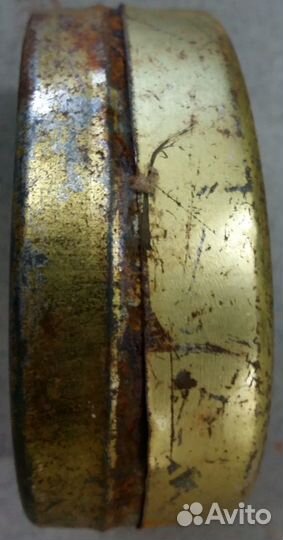 Жестяная баночка от зубного порошка 1977 года СССР