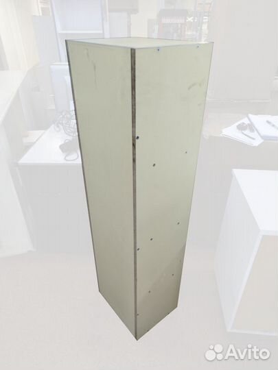 Стеллаж 400х310х1410 мм из лдсп желтый б/у