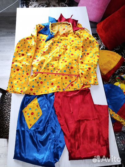 Новогодний (карнавальный) костюм Батик Петрушка