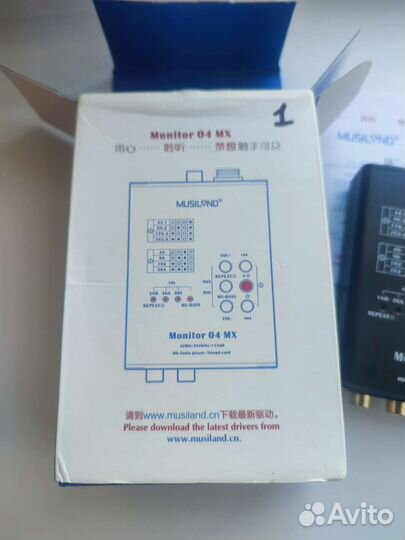 Musiland Monitor 04 MX USB. Звук.карта. цап