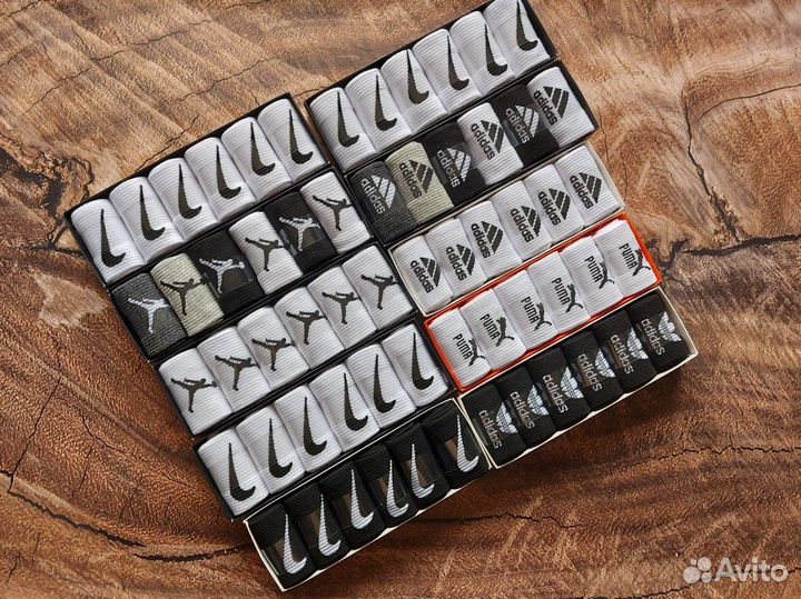 Носки Nike Fila Puma Reebok