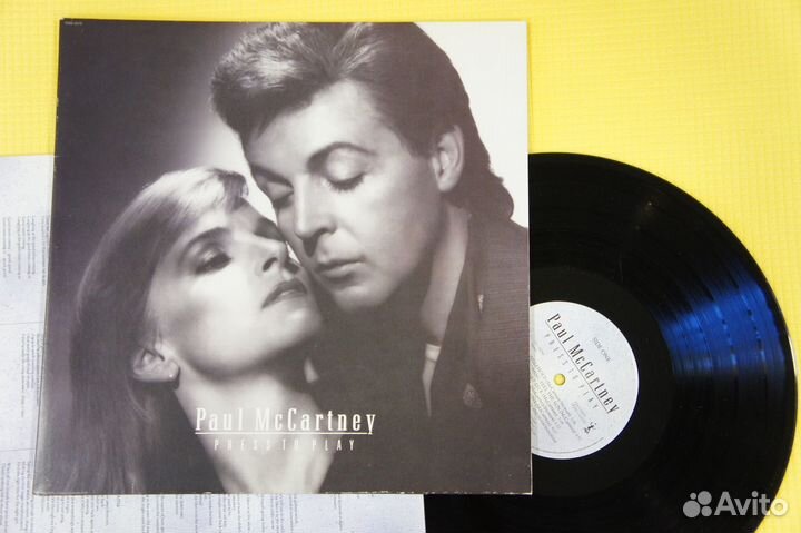Paul McCartney - Press To Play -US-86-LP- оригинл