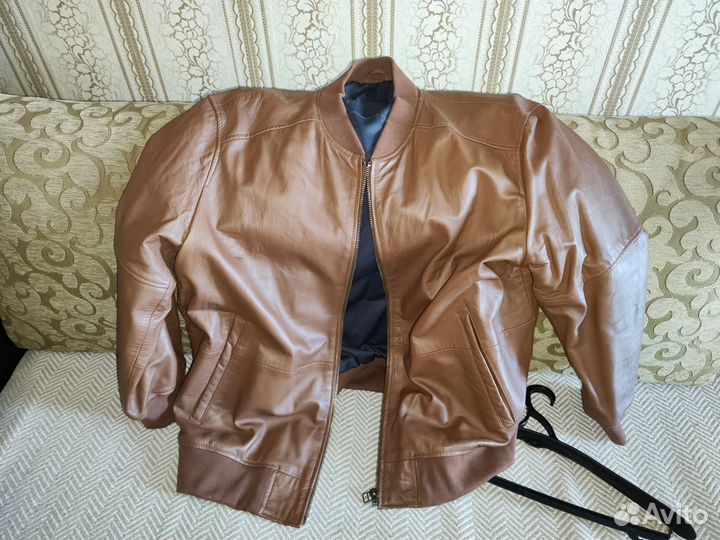 Кожаная куртка мужская