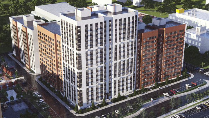 3-к. квартира, 68,3 м², 8/17 эт.