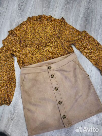 Юбка+блузка р.48-50