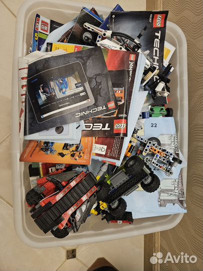 Lego россыпью с инструкциями