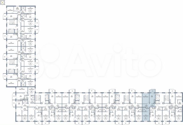 2-к. квартира, 71,3 м², 5/17 эт.