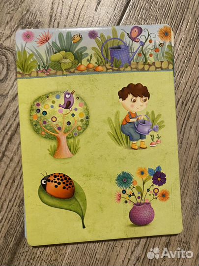 Djeco лото времена года