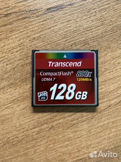Compact flash Transcend 128 Gb