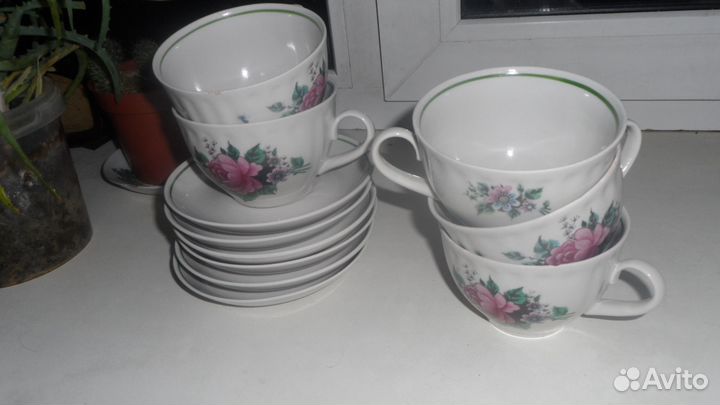Чайная пара фарфор СССР