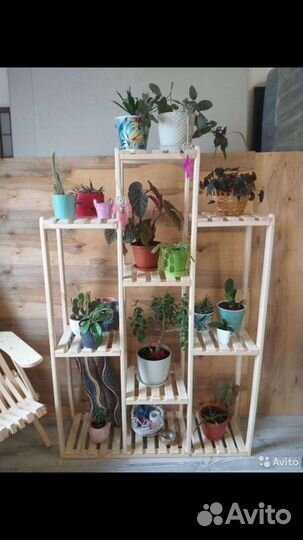 Подставка для цветов, стеллаж, полка, стойка